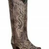Corral Women's Brown Embroidery Western Boots - Snip Toe 1 Corral Women's Brown Embroidery Western Boots - Snip Toe -Corral Boots Shop 2000361044 200 P1