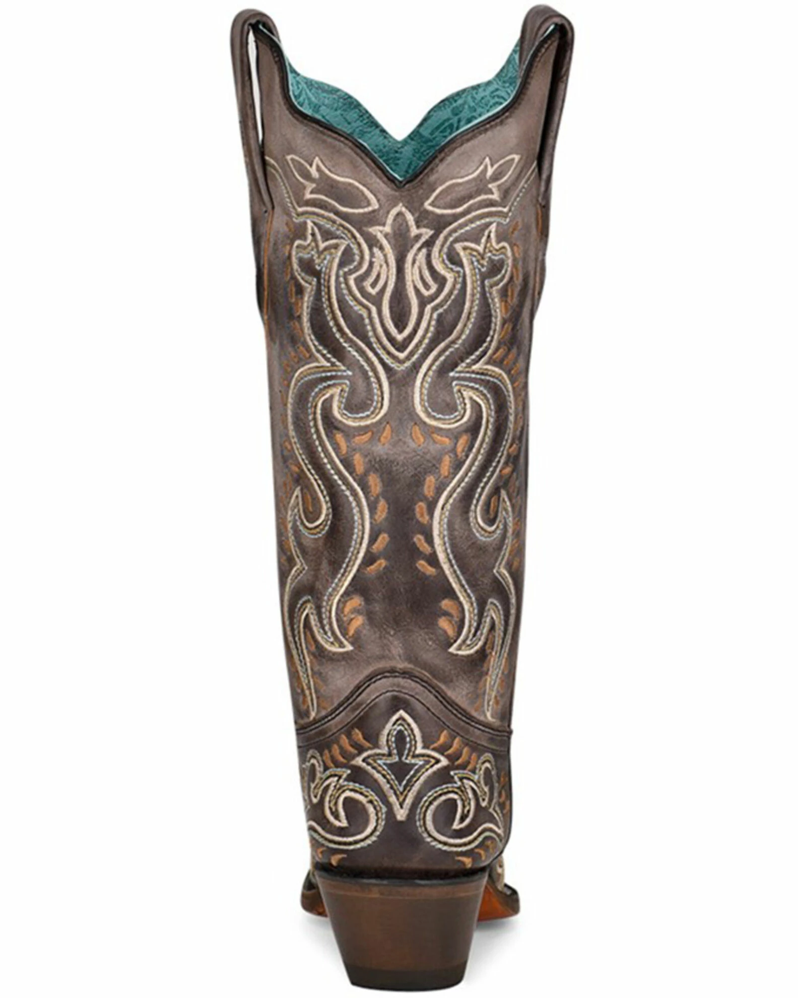 Corral Women's Brown Embroidery Western Boots - Snip Toe 6 Corral Women's Brown Embroidery Western Boots - Snip Toe - Image 4