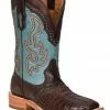 Corral Men's Caiman Overlay & Embroidery Western Boot - Wide Square Toe 2 Corral Men's Caiman Overlay & Embroidery Western Boot - Wide Square Toe -Corral Boots Shop 2000371262 907 P1