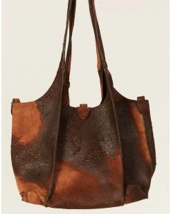 Corral Women's Concho Tassel Distressed Leather Shoulder Bag Chocolate -Corral Boots Shop 2000383378 240 P3