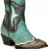 Corral Women's LD Western Booties - Pointed Toe Turquoise