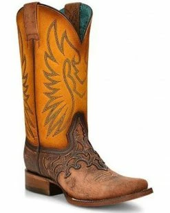 Corral Women's LD Western Boots - Square Toe Brown -Corral Boots Shop 2000383750 200 P1 1