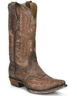 Corral Men's Western Boots - Snip Toe Tan